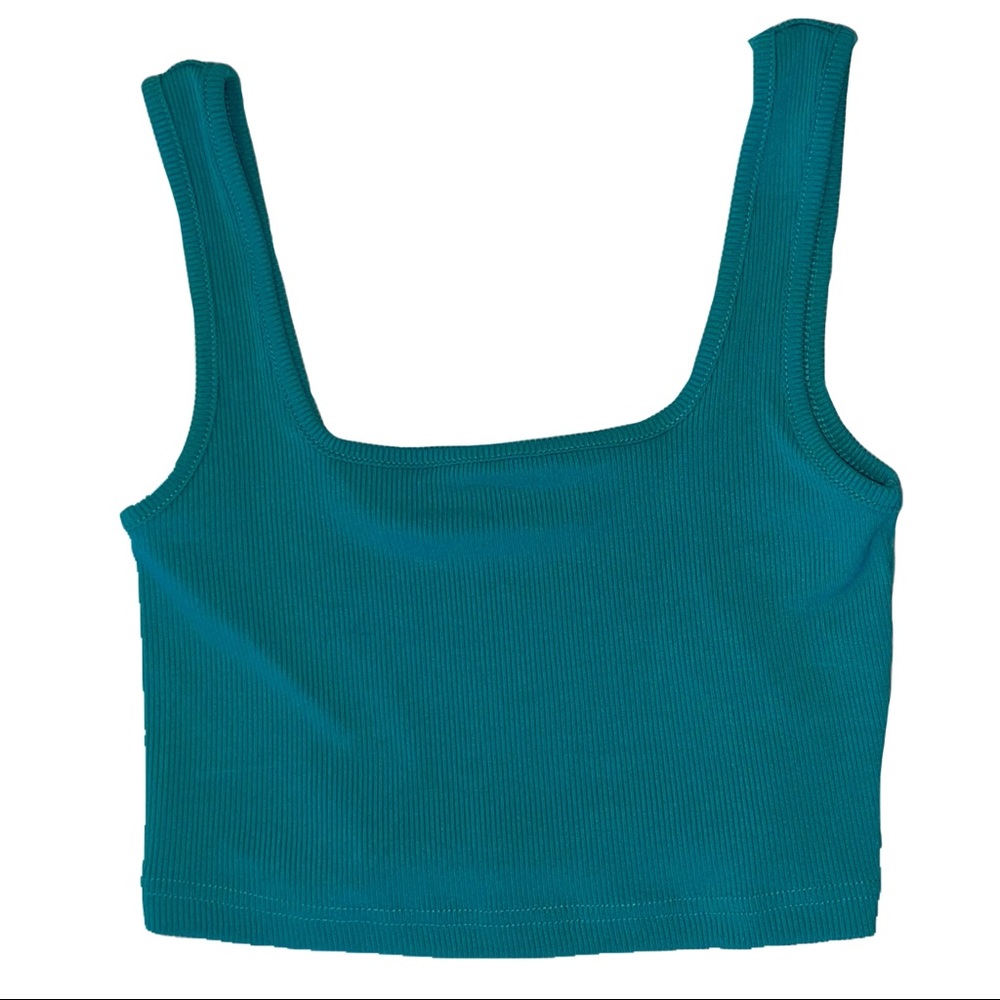 Teal Cropped Top